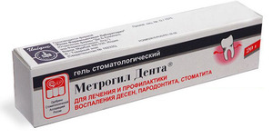 Gel Metrogil Denta - μέθοδοι χρήσης