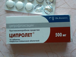 Αντιβιοτική Συσκευασία Tsiprolet
